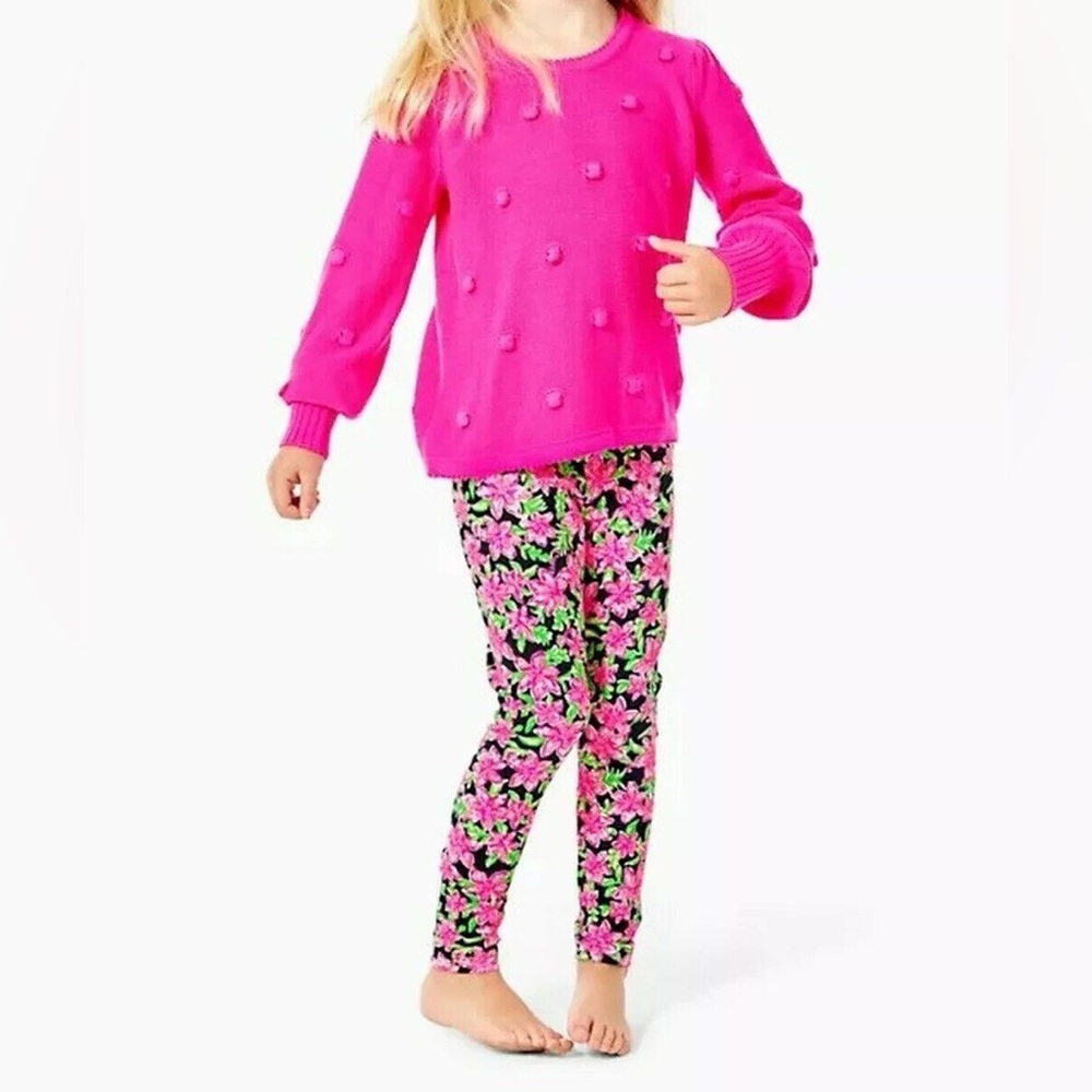 Lilly Pulitzer Pink Floral Leggings